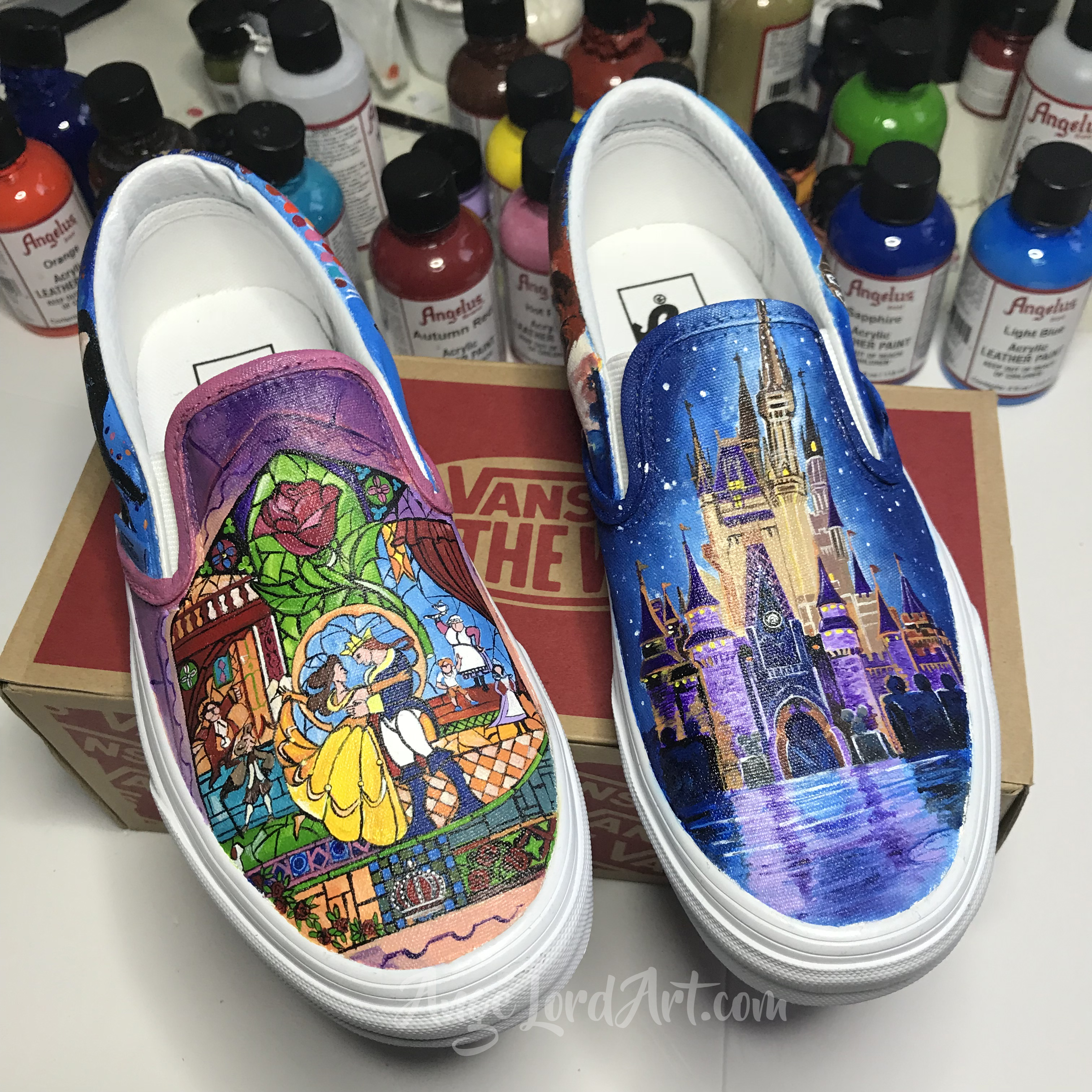 Custom Painted Vans Footwear